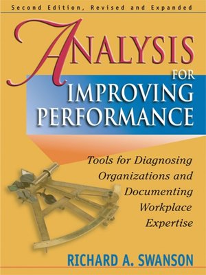 cover image of Analysis for Improving Performance